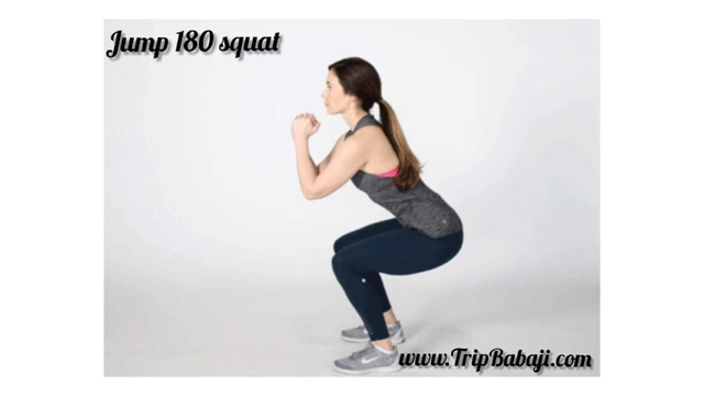 Jump to 180 Squats Butt Exercise