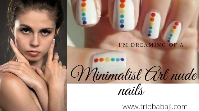 Minimalist Art + nude Nails