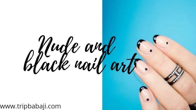 Nail Polish in Nude and Black