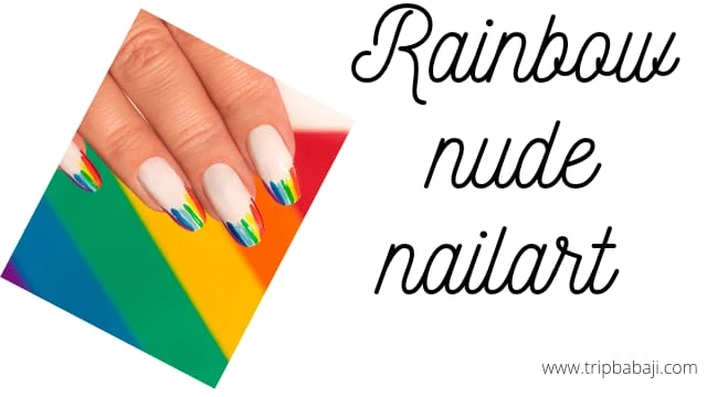Rainbows + bare nails