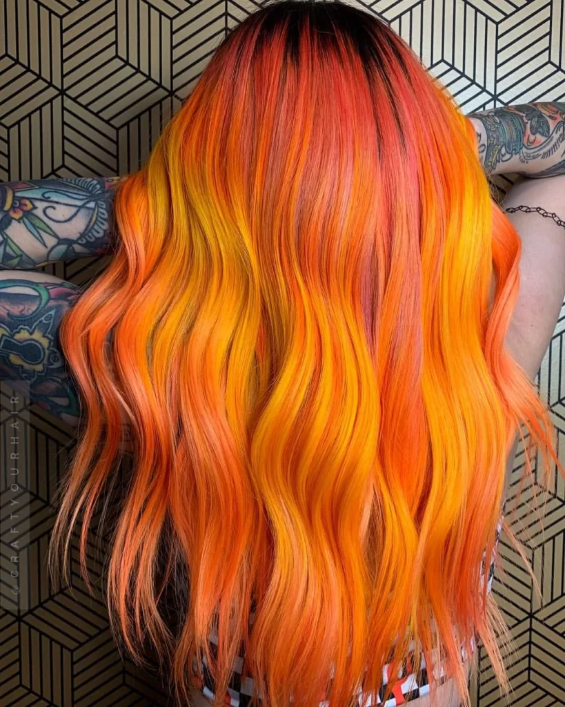 Sherbet Hair Bright Orange