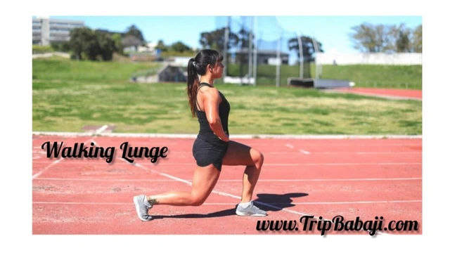 Walking Lunge Butt Exercise