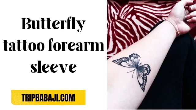 Butterfly Tattoo ForeArm Sleeve