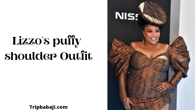 Lizzo's puffy shoulder Outfit