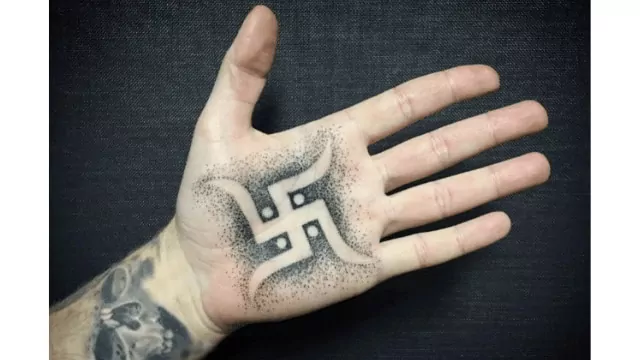 swastik-tattoo-on-hand