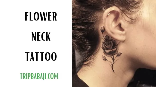 flower-neck-tattoo