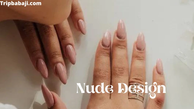 Short Acrylic Nails: Nude