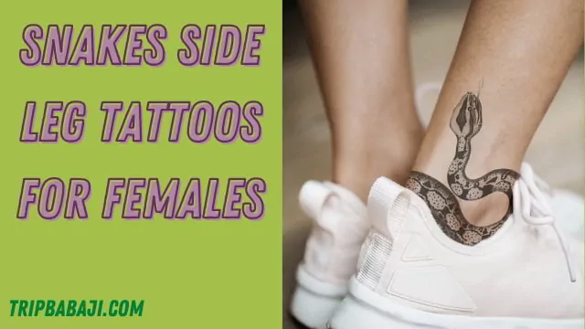 snakes-side-leg-tattoos-for-females