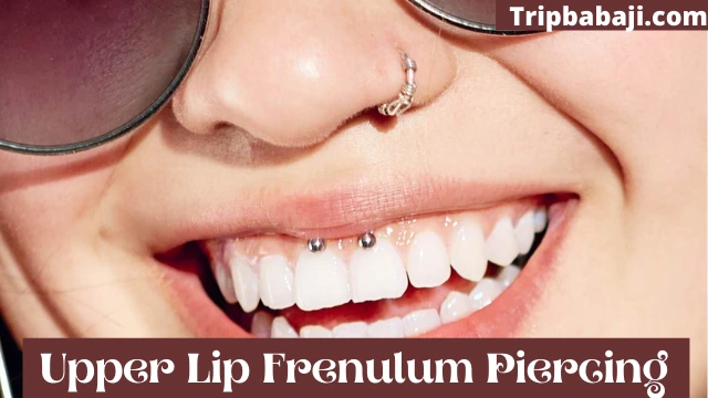 upper lip frenulum piercing