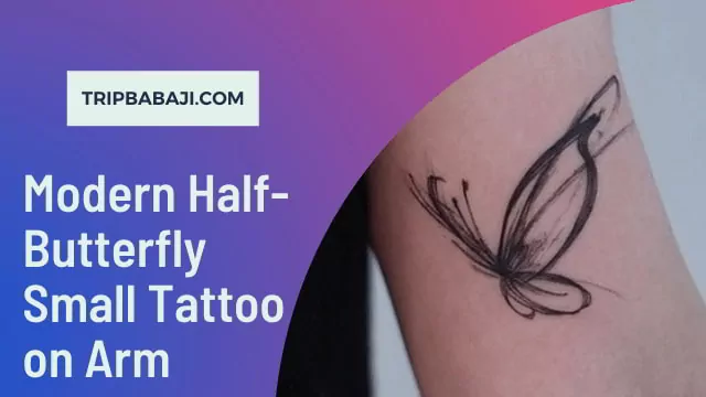 modern-half-butterfly-small-tattoo-on-arm