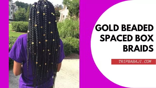 gold-beaded-spaced-box-braids