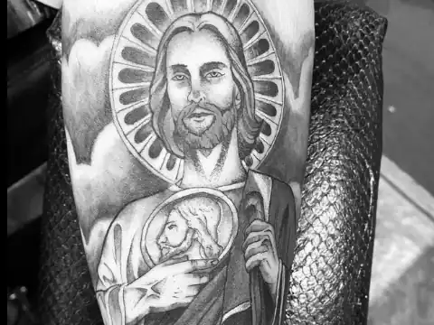 Small Wrist, Small San Judas Tadeo Tattoo