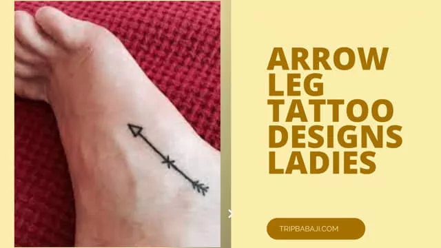 arrow-leg-tattoo-designs-ladies