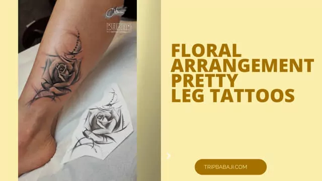 floral-arrangement-pretty-leg-tattoos
