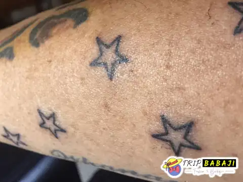 Stars Raw Tattoos for Females