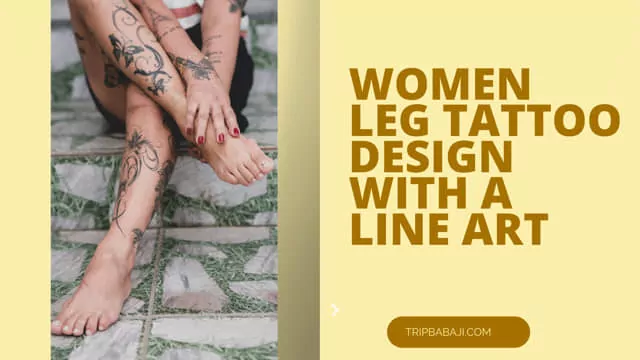 women-leg-tattoo-design-with-a-line-art